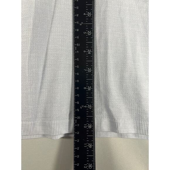 NWT ZELLA Low Compression L/S Gym Training Blue Feather Melange Shirt, Size: L - Picture 3 of 8